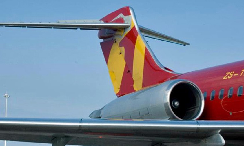 Flieger von 1Time: Die Südafrikaner stellen die Infrastruktur.
