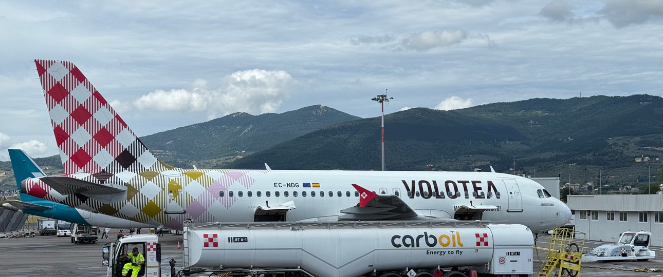 Airbus A320 von Volotea: Die Flugggesellschaft ist finanziell angeschlagen. 