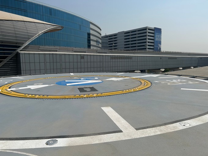 Am Flughafen Dubai landen und weiterfliegen: Statt mit dem Taxi geht es ab 2027 vom Vertiport aus weiter zum Hotel oder zum Geschäftstermin.