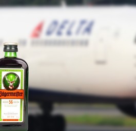 Boeing 767 und Jägermeister-Flaschen: Keine gute Kombination.