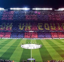 Camp Nou: Eines der traditionsreichsten Fußball-Stadien der Welt.