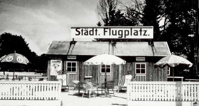 Das erste Terminal von Salzburg aus dem Jahre 1926.