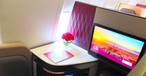 Blick in die neue Business Class von Qatar Airways: Die Sitze machen noch Probleme.