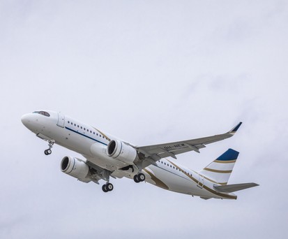ACJ320 Neo von Comlux: Hier zu sehen ist das erste Exemplar, auf das drei weitere folgen.