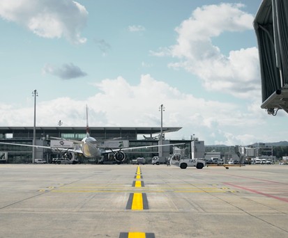 Fahrzeug von AAS am Flughafen Zürich: Bald nicht mehr aktiv.