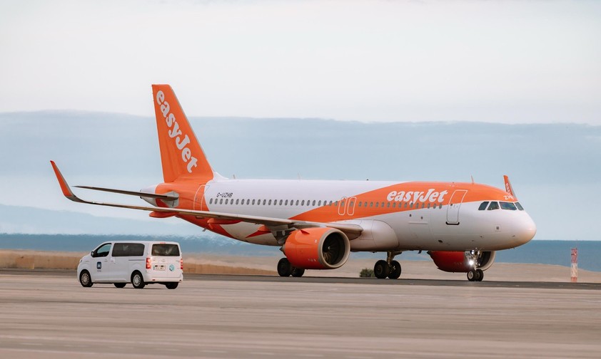 Airbus A320 von Easyjet: Probleme mit EES in Mailand.