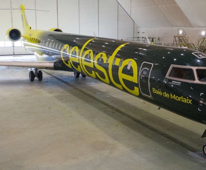 Die CRJ 1000 von Celeste: Die neue Fluggesellschaft will noch in diesem Jahr starten.