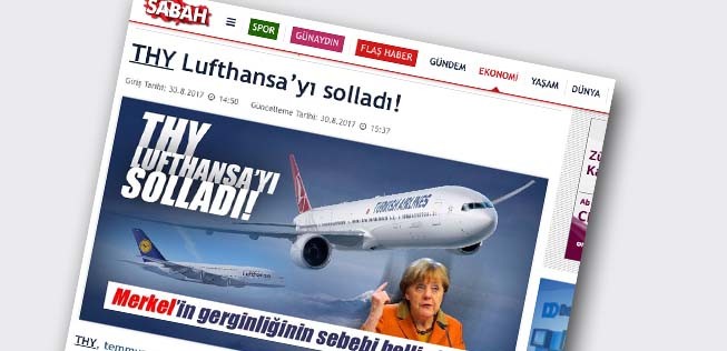 Artikel über Turkish Airlines: Starker Monat Juli.