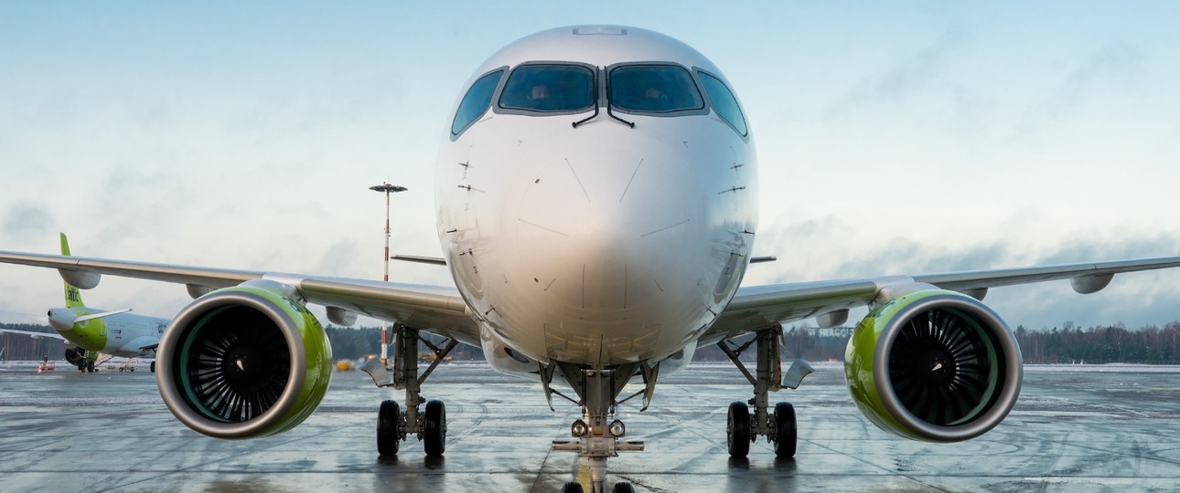 Airbus A220-300 von Air Baltic: Fliegt bald auch für Air Dolomiti.