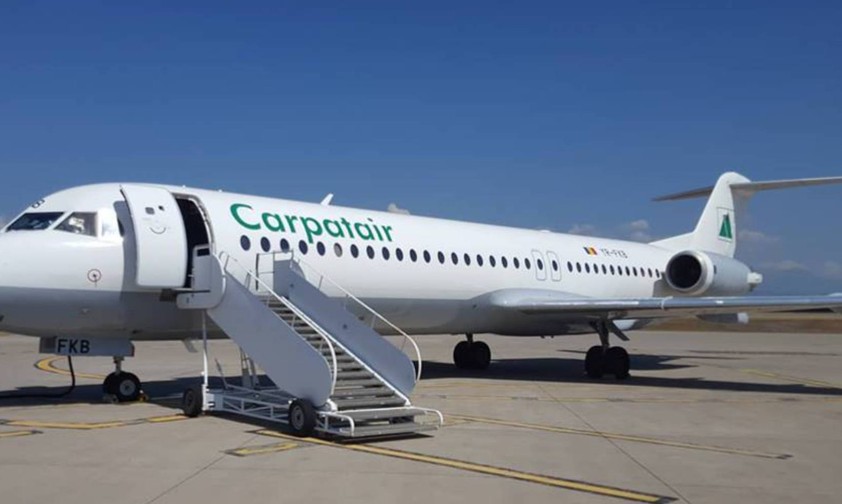 Fokker 100 von Carpatair: Die Maschine mit der Registrierung YR-FKB ist die letzte Fokker 100 im europäischen Linienbetrieb.