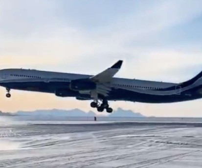 Ein Airbus A340-300 von Hi Fly: Die Airline fliegt im dritten Jahr hintereinander in die Antarktis.