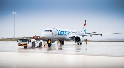 Die erste Embraer E195-E2 von Luxair: Ist in Luxemburg angekommen.