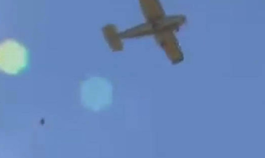 Wenn Truthähne aus dem Flieger geworfen werden