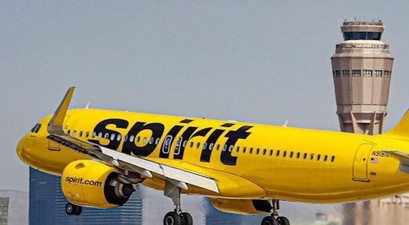 Flugzeug von Spirit Airlines: Wird keine Passagiere mehr fliegen.