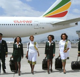 Crew von Ethiopian Airlines: China im Visier.