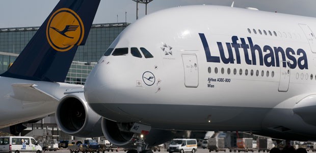 Darf erst einmal nicht nach Indien: Der A380 von Lufthansa kann nicht wie geplant auf der Strecke nach Delhi eingesetzt werden