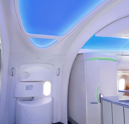 Dreamliner-Kabine: Bald immer mit W-Lan?