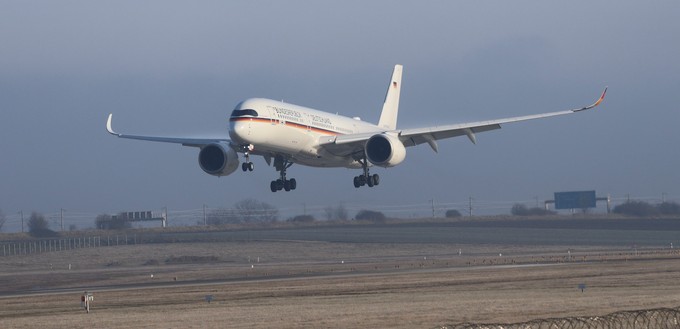 ... um dann in Richtung Kanada weiterzufliegen.