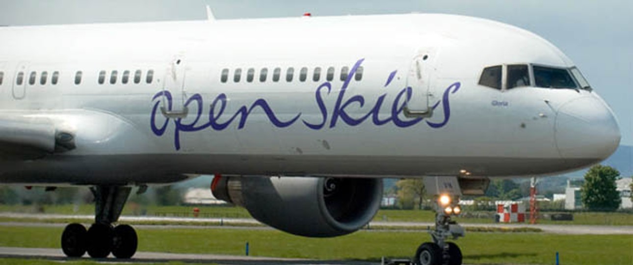 Being 757-200 von Open Skies: Im Sommer fliegt sie nicht mehr.