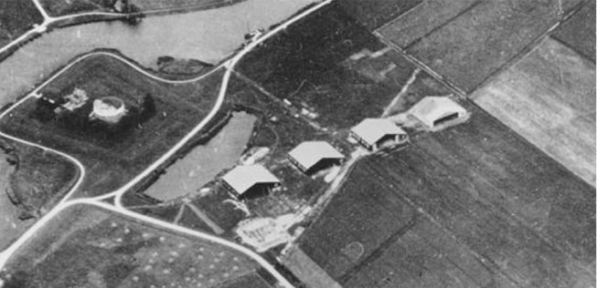 Amsterdam Schiphol startete 1916 als militärisches Flugfeld. Hier ein Blick von oben.