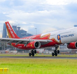 Airbus A330 von Vietjet: In Sydney angekommen.