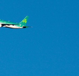 Flieger von Aer Lingus: Positivbeispiel.