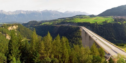 Brenner Autobahn in Österreich