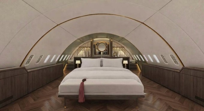Die Captains Suite: Für Luftfahrtfans ein Traumort. 
