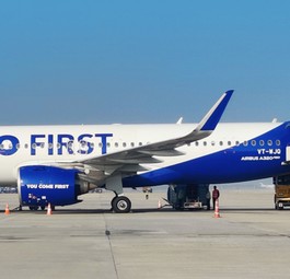 Ein Airbus A320 Neo von Go First: Die Eigentümer prüfen einen Verkauf der Airline.