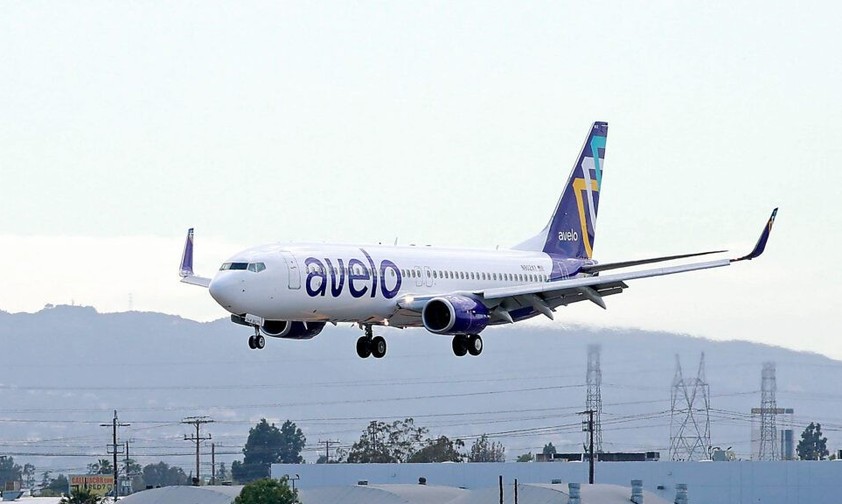 Flugzeug von Avelo Airlines: Drei haben diese Lackierung verloren.