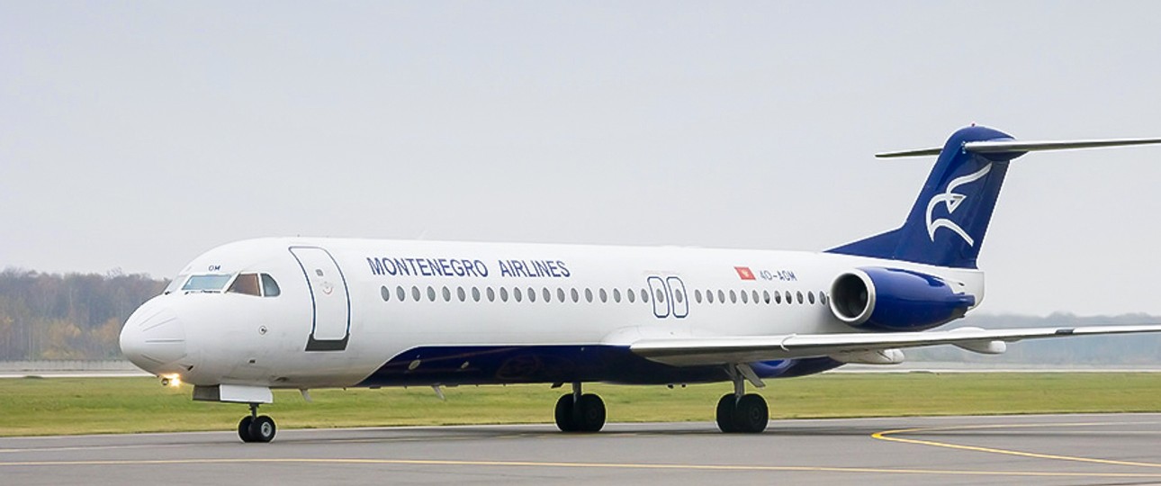 Fokker 100 von Montenegro Airlines: Die Flotte soll erneuert werden.