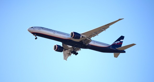 Boeing 777-300ER of Aeroflot: Seats 402 passengers.