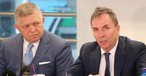 Der slowakische Premier Robert Fico und Wizz Air-Chef József Váradi: Historischer Ausbau in Bratislava.