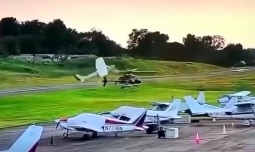 Der Moment bevor das Kleinflugzeug mit dem Helikopter Kollidiert: Jetzt ist der NTSB-Bericht erschienen.