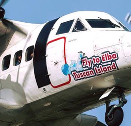 Let L-410 von Silver Air: Es geht wieder nach Elba.