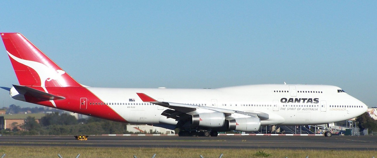 So sah das Flugzeug als VH-OJU bei ihrem letzten Passagierflug noch aus.