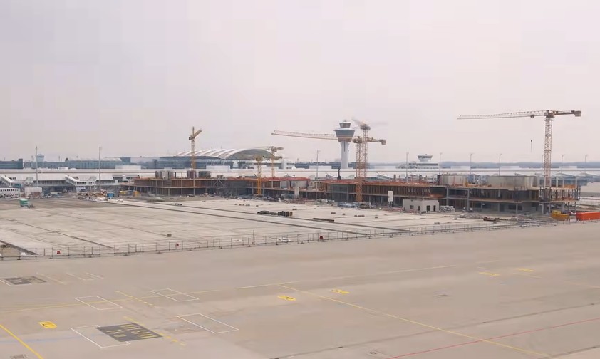 Der Flughafen München steht kurz vor der Eröffnung von Pier 1: Ein Video zeigt den gesamten Bauverlauf. 