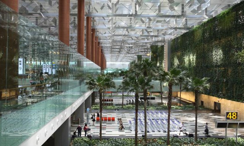 Flughafen Singapur: Blumendüfte sollen schöne Erinnerungen erzeugen.