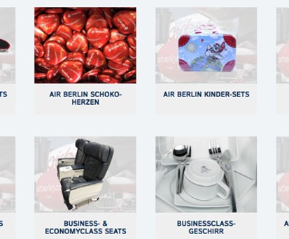 Das sollen die Highlights der Air-Berlin-Auktion sein.