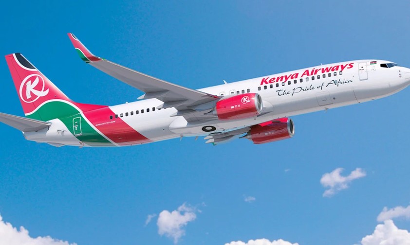 Jet von Kenya Airways: Ärger in Kinshasa.