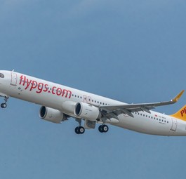 Airbus A321 Neo von Pegasus Airlines: Beim Start in Frankfurt ging bei einem Flugzeug der Airline etwas schief. 