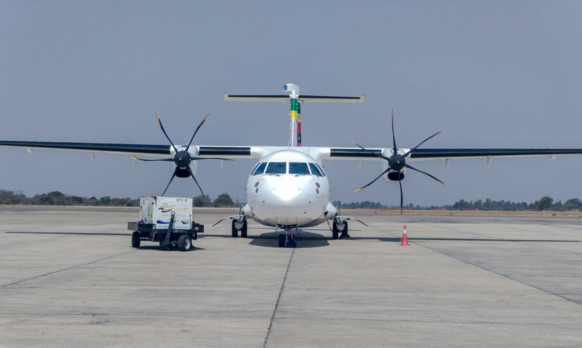 ATR42 von Air Zimbabwe: Die Fluglinie betreibt aktuell ein Flugzeug.