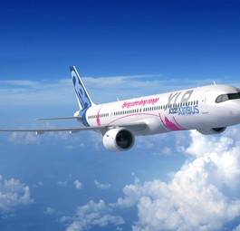 An Airbus A321 XLR.