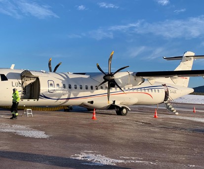 Flieger von Lübeck Air: In den hohen Norden.