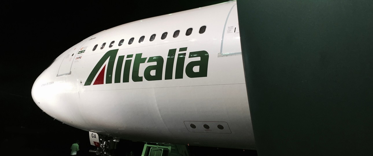 Airbus A330 vonAlitalia: Die marke bleibt weitgehend in der Schublade