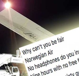 Norwegian-Flieger, Kunden-Gedicht: Die Airline war schlagfertig.