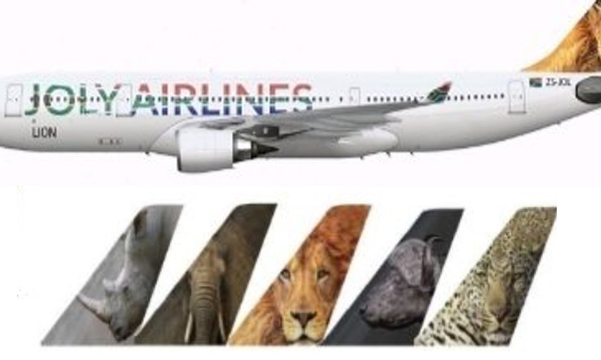 So sollen die Flieger von Joly aussehen - und Afrika widerspiegeln.