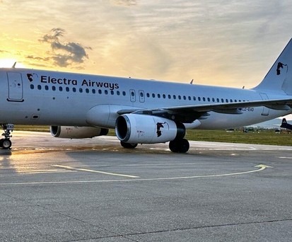 So sahen die Flugzeuge von Electra Airways bisher aus - schlicht und aunauffällig.