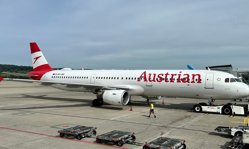 Airbus A321 von Austrian Airlines: Es kam zu Betrug.