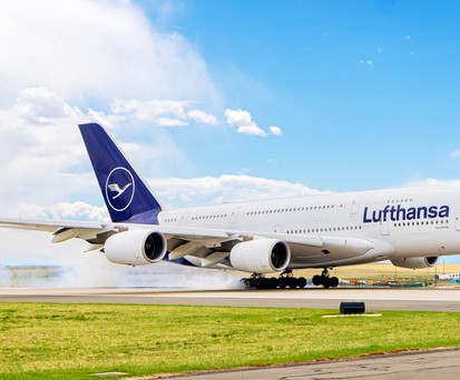 Airbus A380 von Lufthansa: Die Fluglinie setzt den Superjumbo in diesem Sommer täglich nach Denver ein.